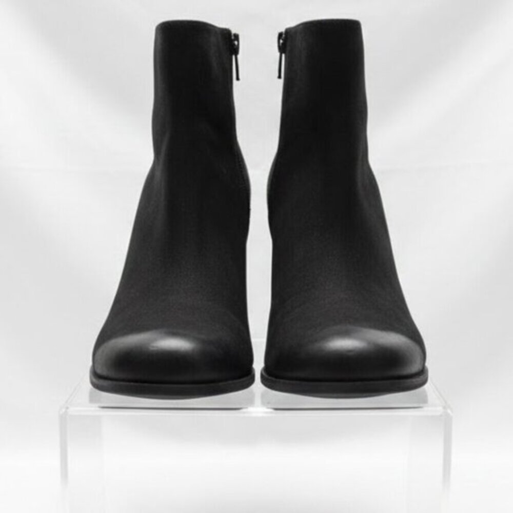 NWOT Ecco Jaffna Heeled Ankle Boots Women EU 38 US 7 Black Leather